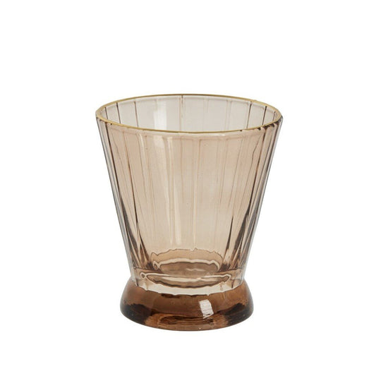 Sisia tealight holder H8,5 cm - golden brown