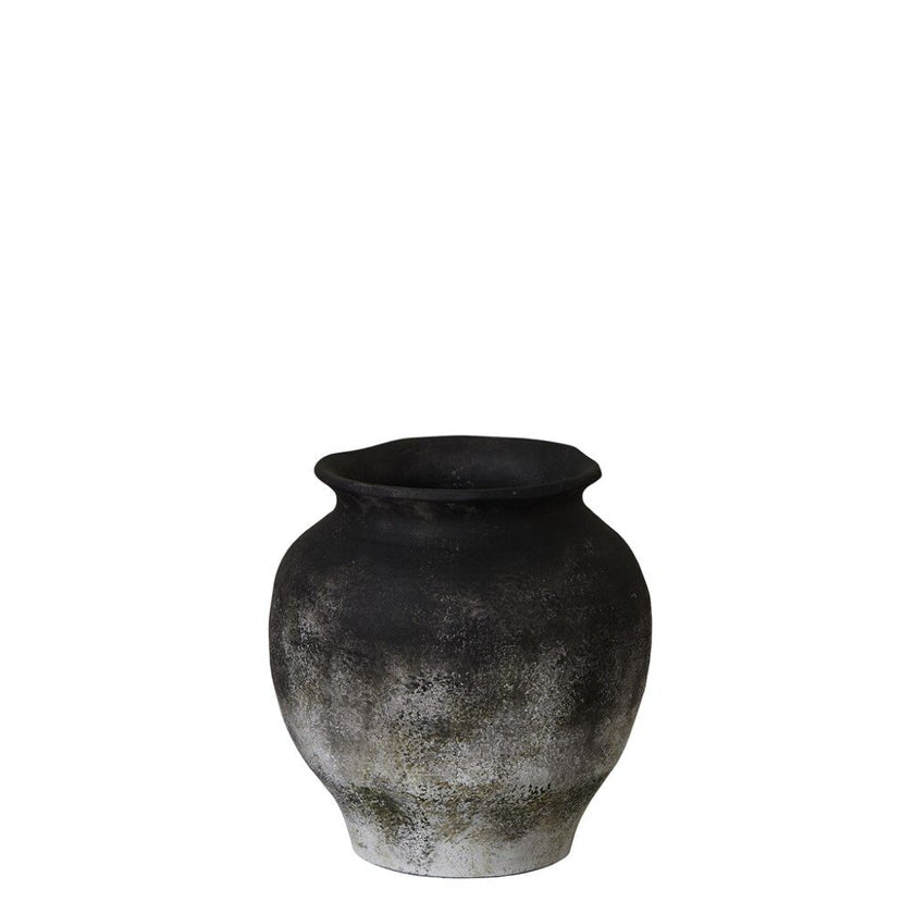 Anna flower pot H26,5 cm - antique black