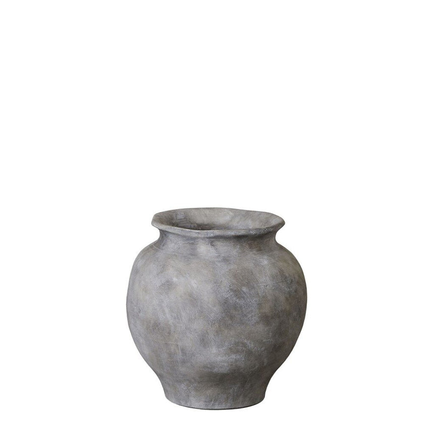 Anna flower pot H26,5 cm - antique grey