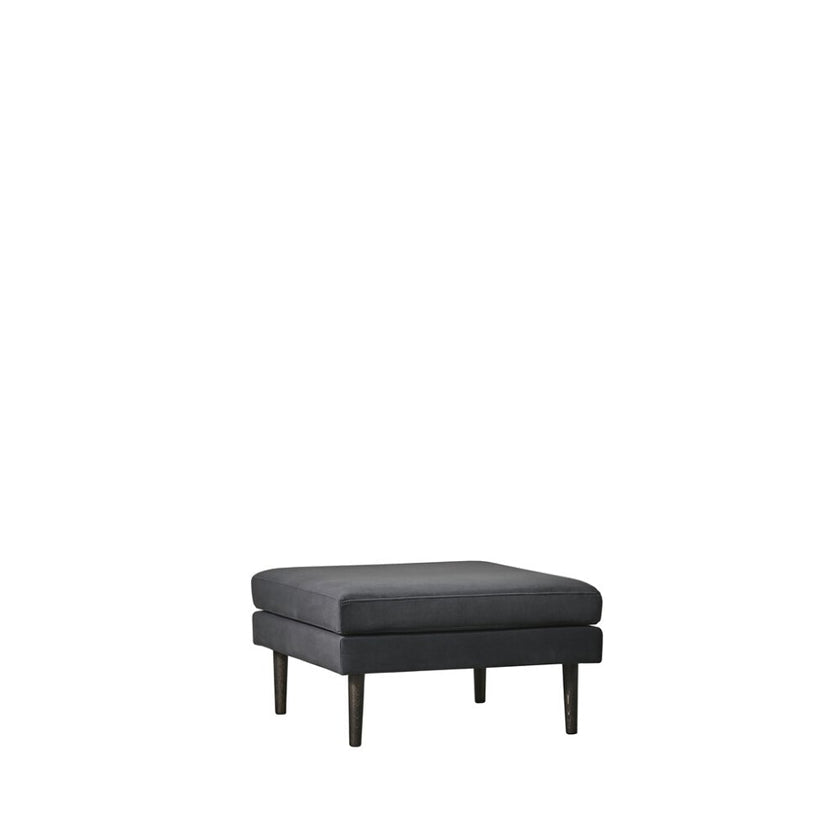 Ella puf 58x58 cm - gris oscuro