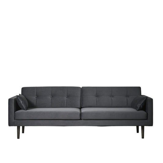 Sofá Ella 220x88 cm - gris oscuro