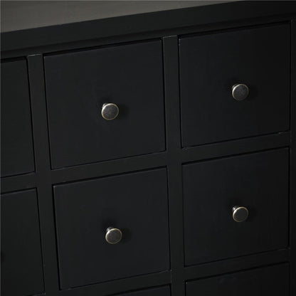 Ellen chest of drawers 40x84 cm - black