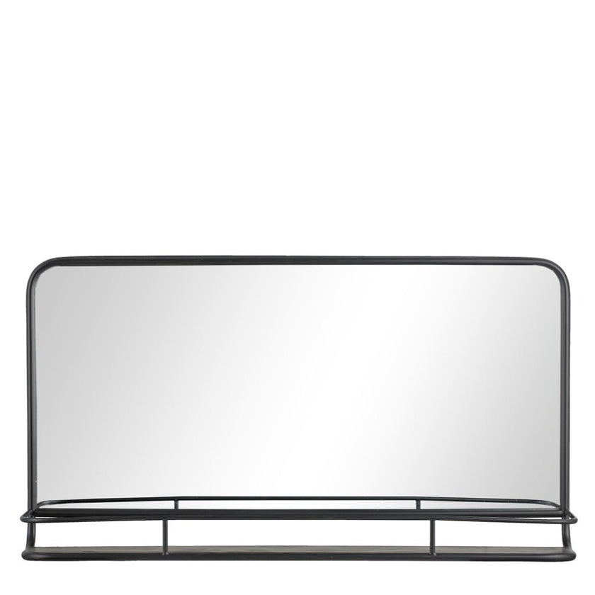 Hildia mirror 90x50 cm - black