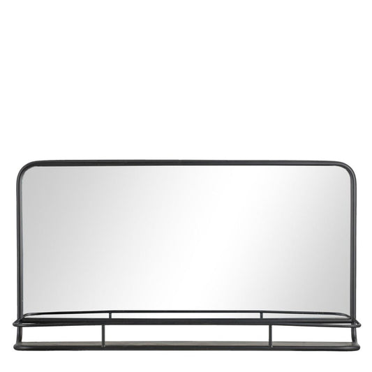 Hildia mirror 90x50 cm - black