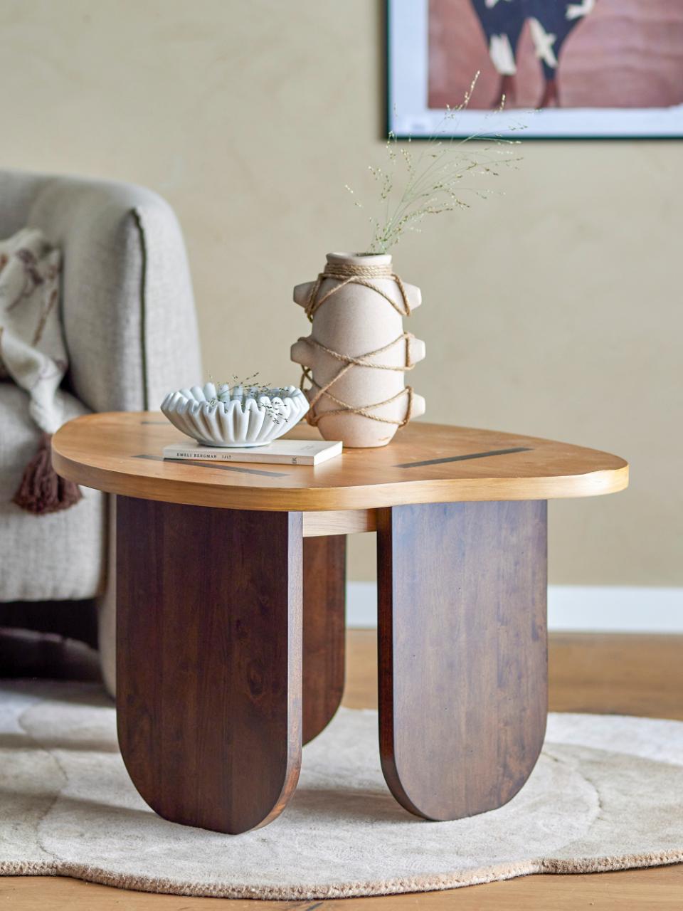 Cilas Coffee Table - Brown / Rubberwood