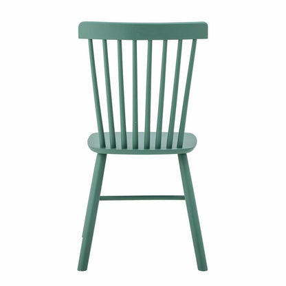 Mill Dining Chair 2pcs - Green / Rubberwood