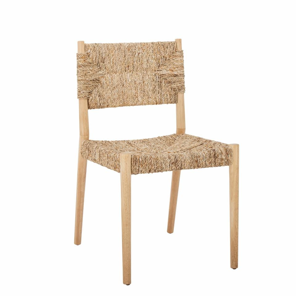 Saran Dining Chair 2pcs - Nature / Water Hyacinth