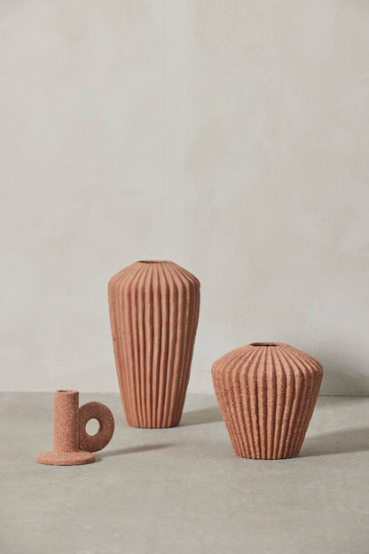 Susia vase H26,5 cm - brown