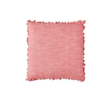 Oville cushion 50x50 cm - dark coral