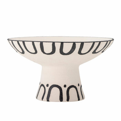 Mayotte Decor Bowl - Black/White