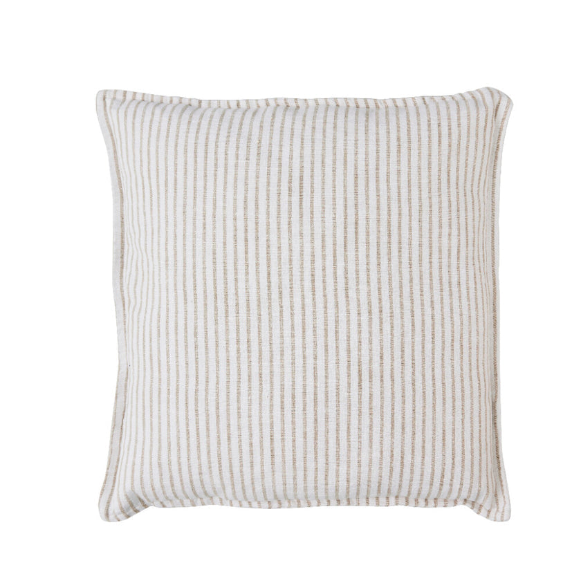 Olivia cushion 60x60 cm - sand striped