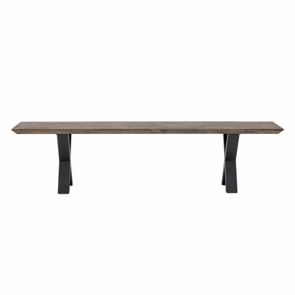 Maldon Bench - Brown / Oak