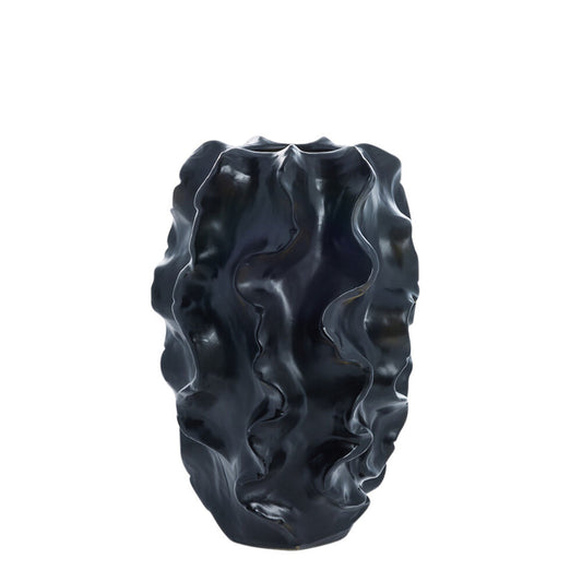 Sannia vase H37,5 cm - Black