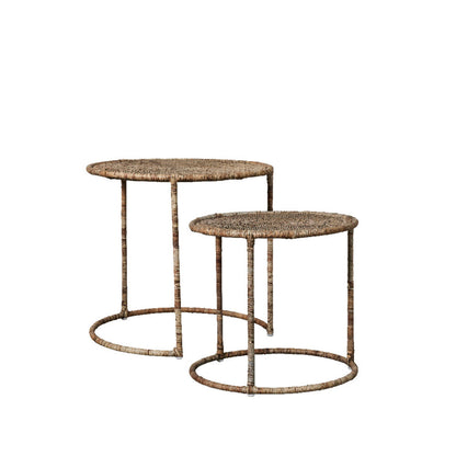 Norah 2 set of side table Ø60 cm - Nature