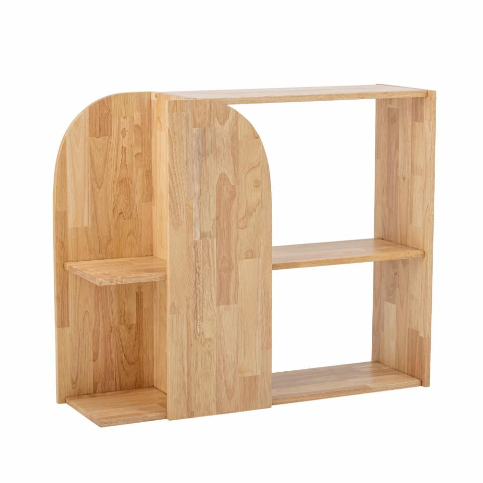 Alec Bookcase - Nature / Rubberwood