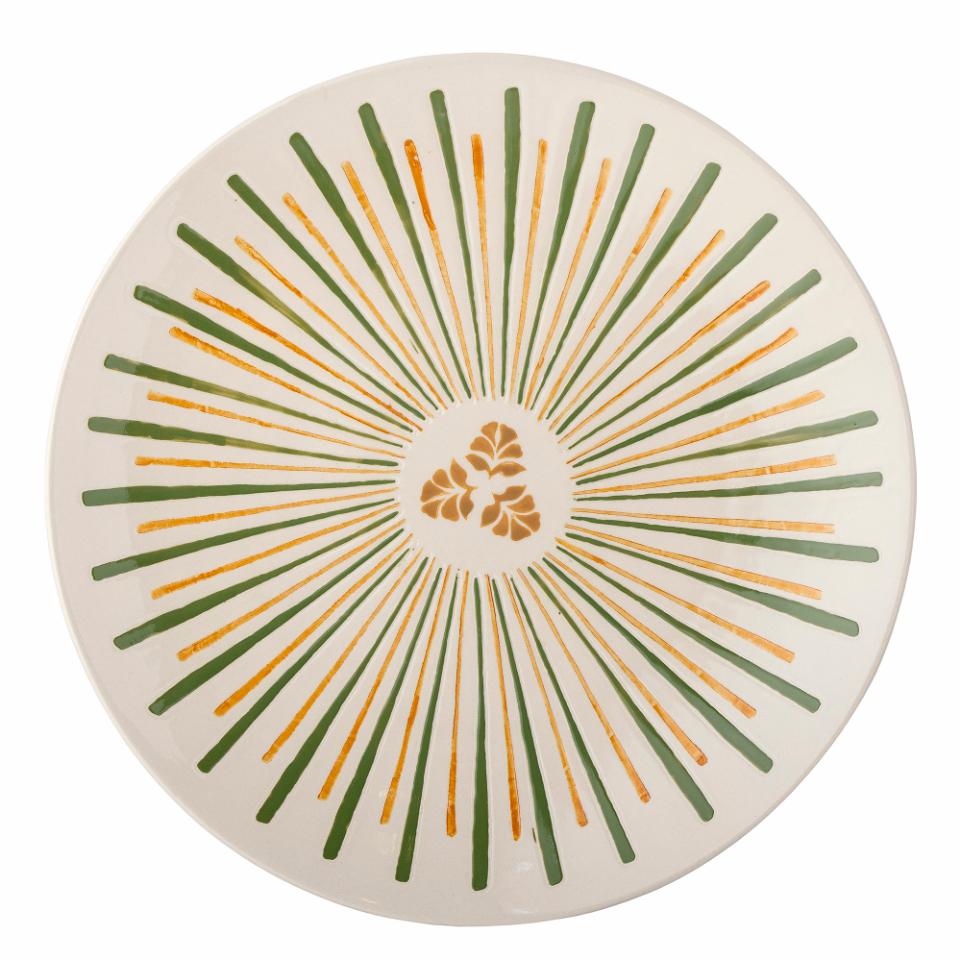 Heikki Serving Plate - Set of 2 - Green/Yellow