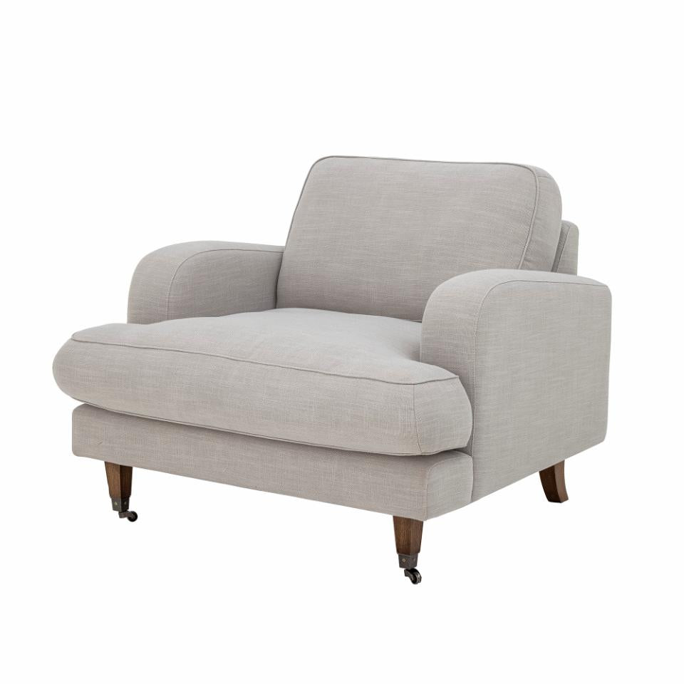 Augusta Lounge Chair - Linen