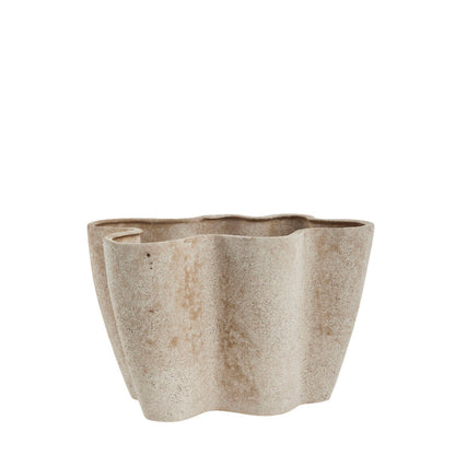 Valina flower pot H21 cm - linen