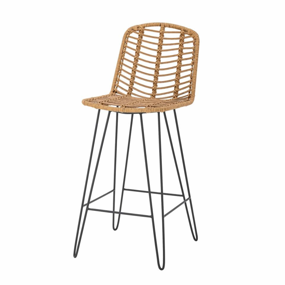 Vargas Bar Chair - Nature / Polyrattan