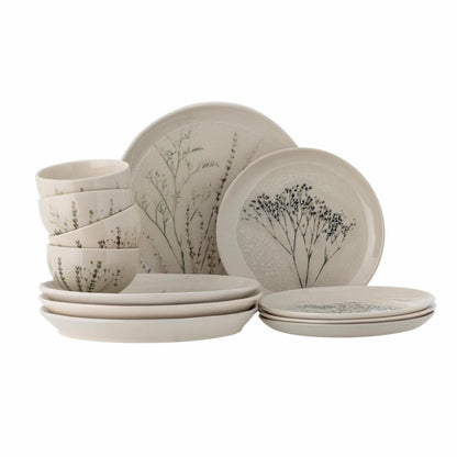 Bea Dinnerware Set of 12 pcs - Nature