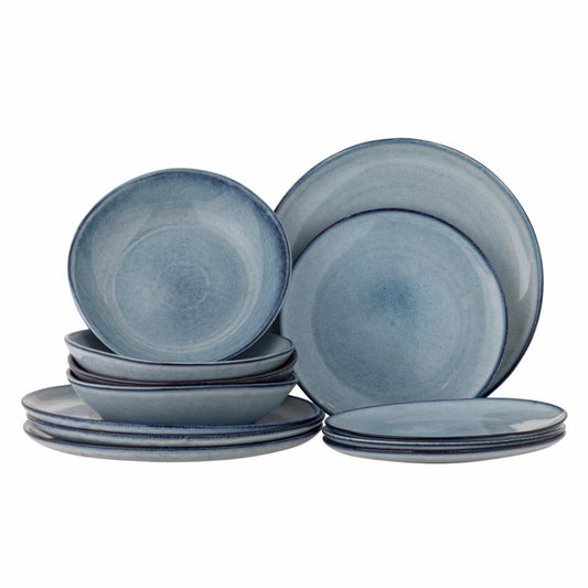 Sandrine Dinnerware Set of 12 pcs - Blue