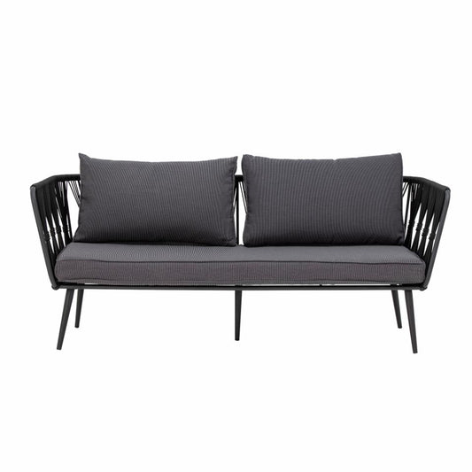 Pavone Sofa - Black / Metal