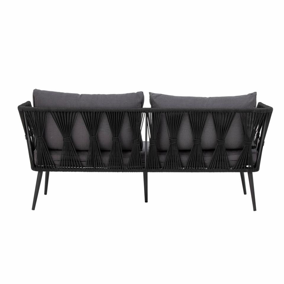 Pavone Sofa - Black / Metal