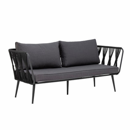 Pavone Sofa - Black / Metal