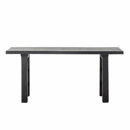 Riber Bench - Black / Reclaimed Wood