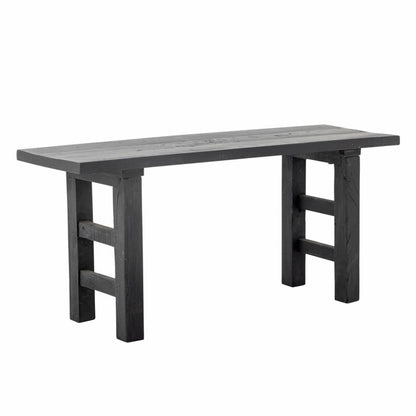 Riber Bench - Black / Reclaimed Wood