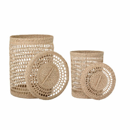 Connie Basket with lid - Set of 2