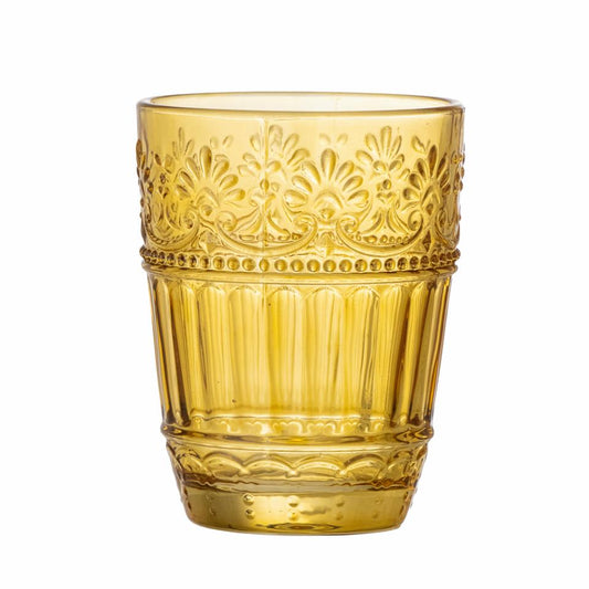 Feyza Drinking Glass 260 ml - Set of 6 - Yellow
