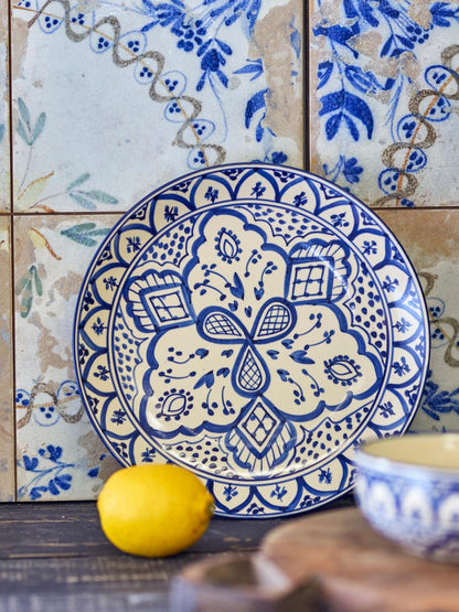 Karlie Plate Ø27,5 cm - Set of 4 - Blue