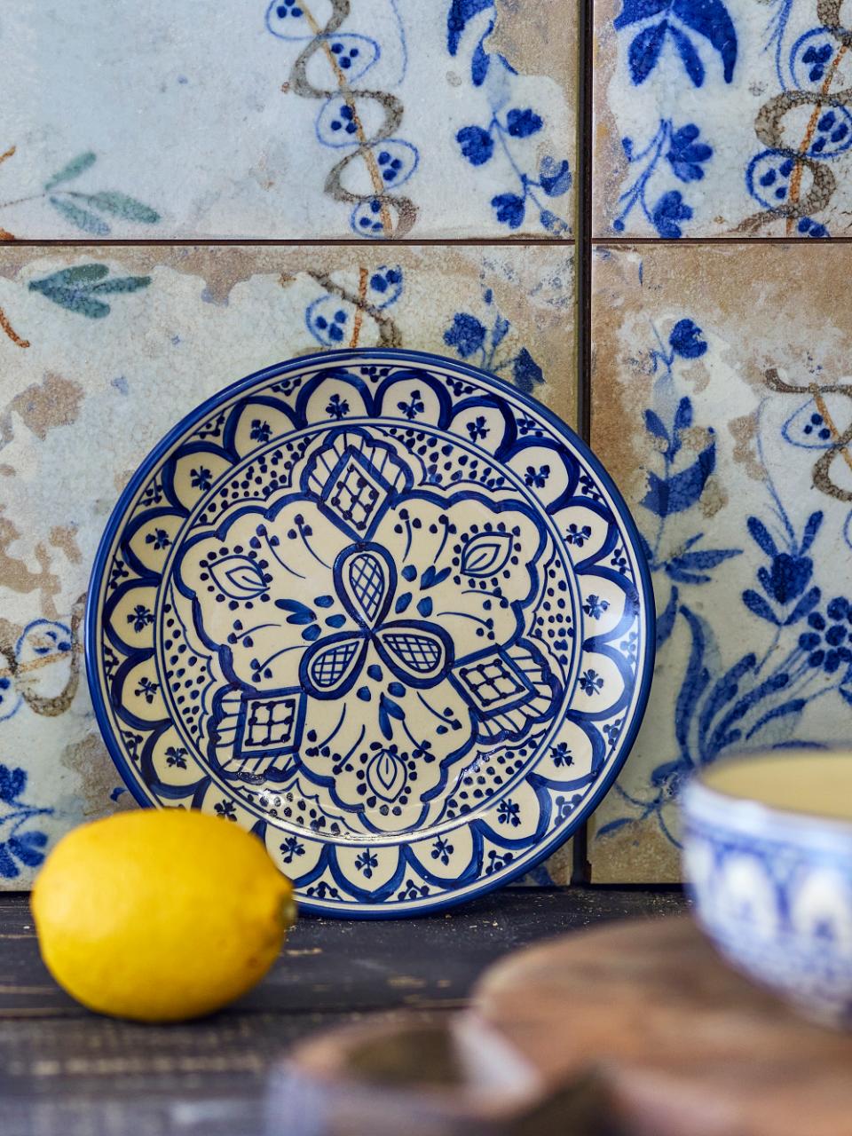 Karlie Plate Ø19 cm - Set of 4 - Blue