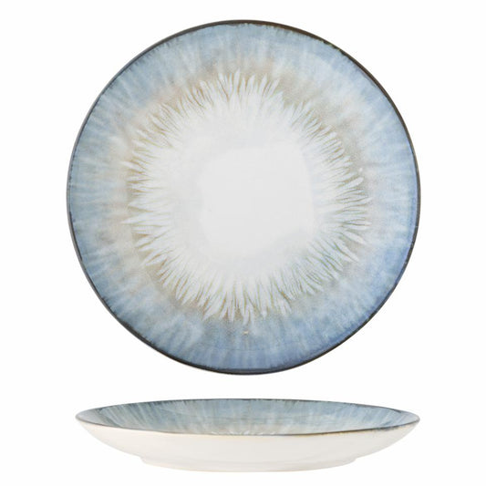 Calen Plate Ø27 cm - Set of 4 - Blue