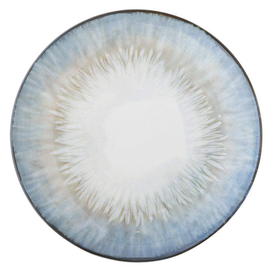 Calen Plate Ø27 cm - Set of 4 - Blue