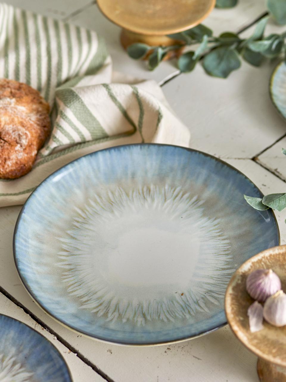 Calen Plate Ø27 cm - Set of 4 - Blue