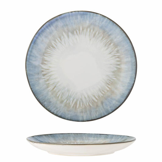Calen Plate Ø22 cm - Set of 4 - Blue