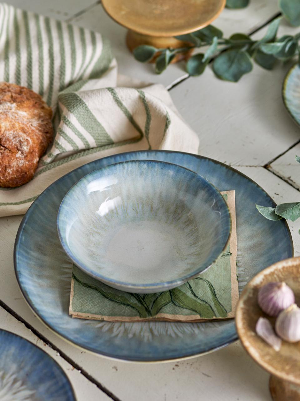 Calen Bowl Ø17 cm - Set of 4 - Blue