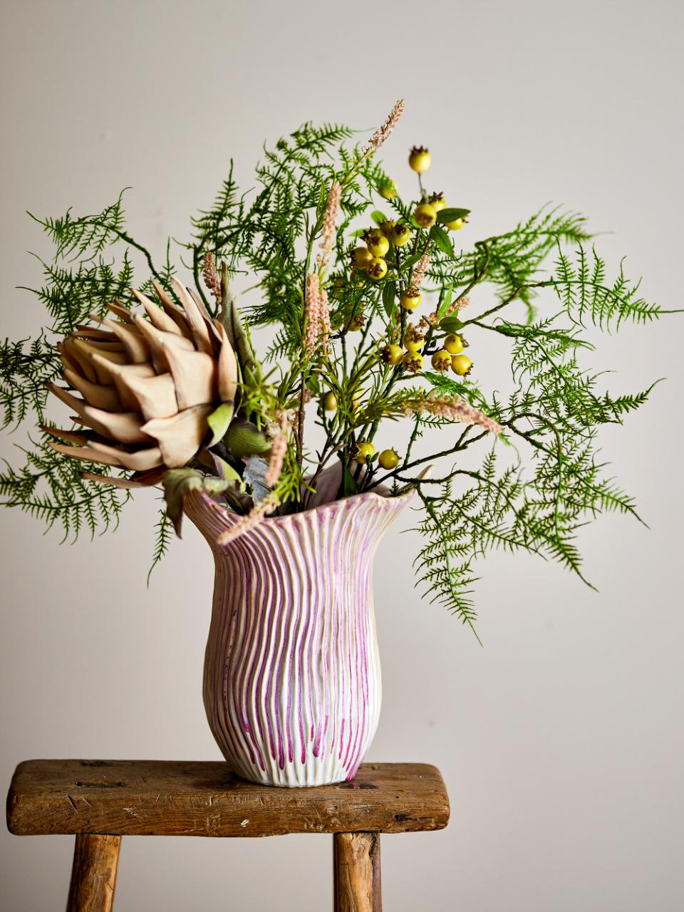 Floral Vase H29 cm - Rose