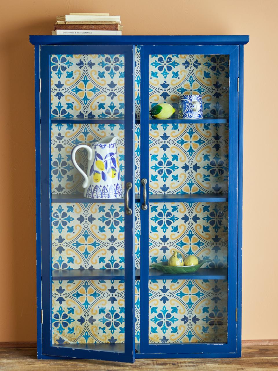 Gabinete Hazem - Azul / Madera de abeto