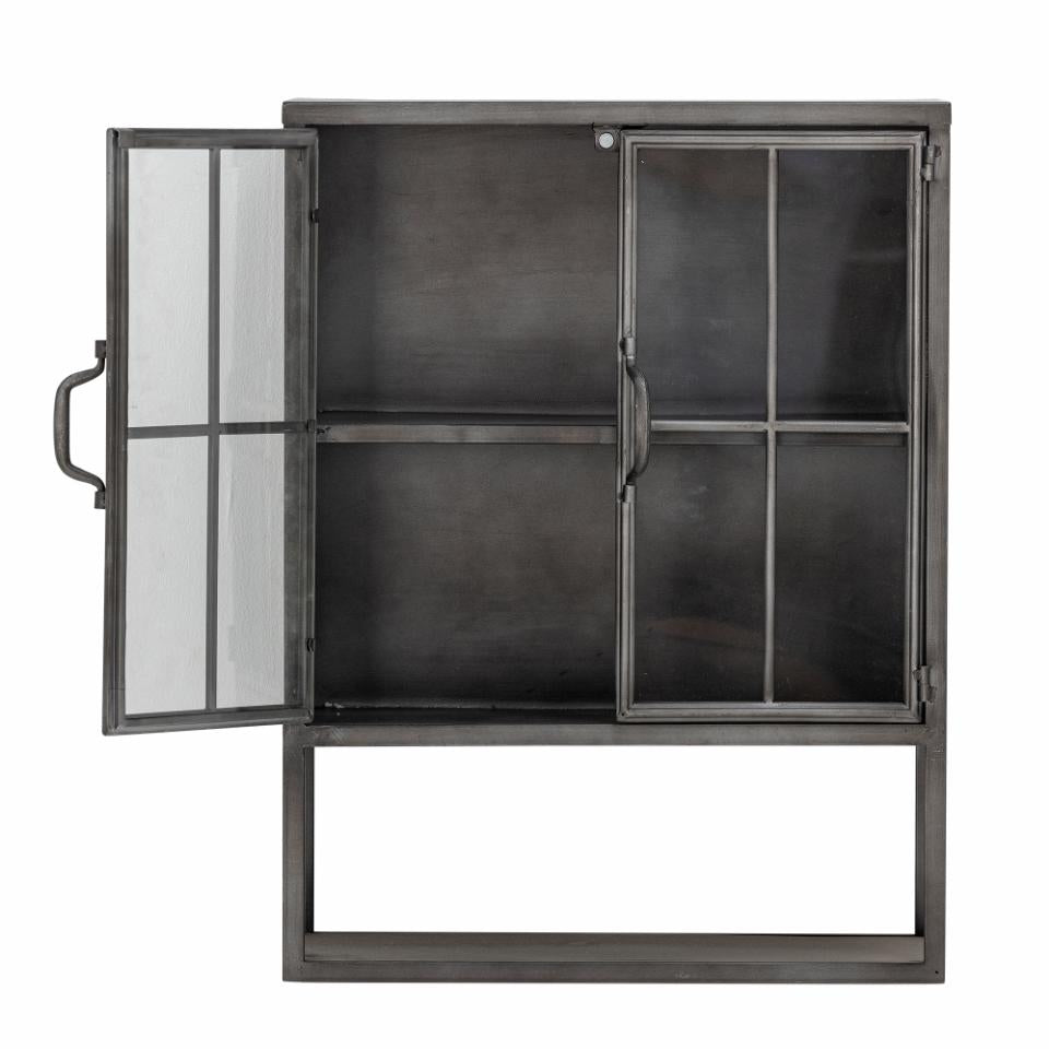 Sindre Cabinet, Black / Metal