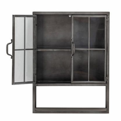 Sindre Cabinet, Black / Metal