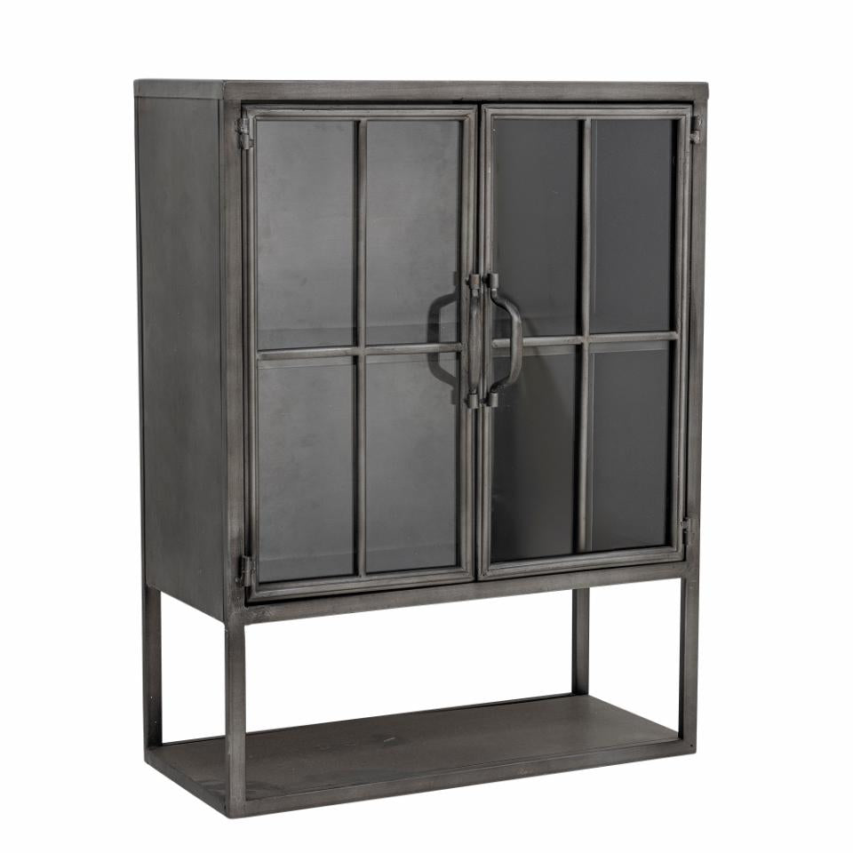 Sindre Cabinet, Black / Metal