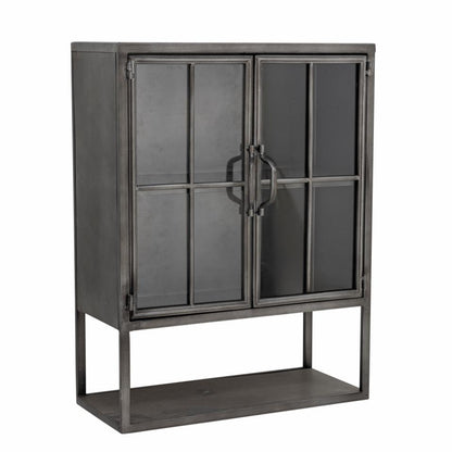 Sindre Cabinet, Black / Metal