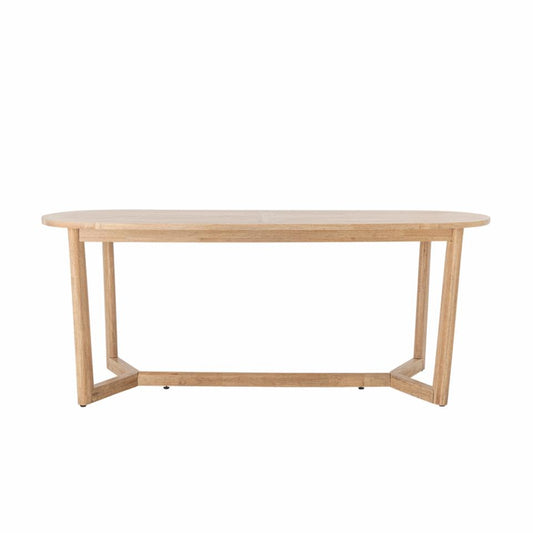 Serrone Dining Table - Nature / Rubberwood