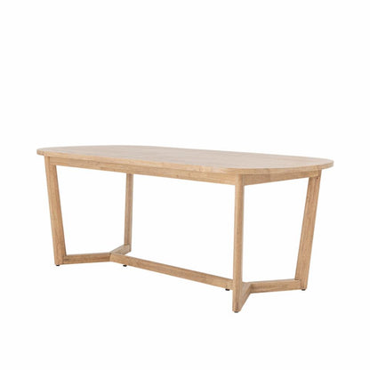 Serrone Dining Table - Nature / Rubberwood
