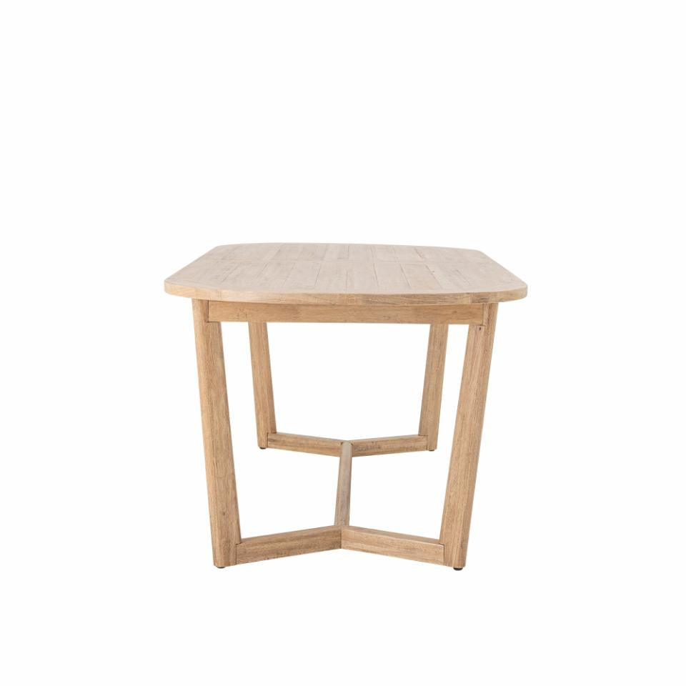 Serrone Dining Table - Nature / Rubberwood