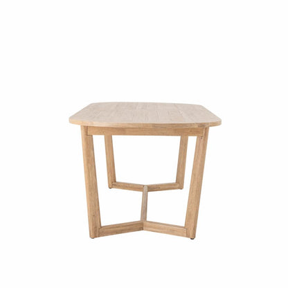 Serrone Dining Table - Nature / Rubberwood