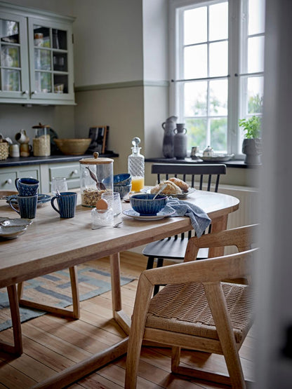 Serrone Dining Table - Nature / Rubberwood